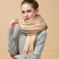 2017 new fashion double sided soft khaki style cashmere feeling extra long scarf